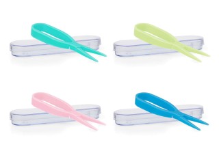 Coloured tweezers for contact lenses with case (bonus)