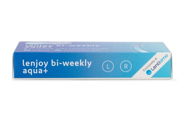 Lenjoy Bi-weekly Aqua+ (6 lenses) + Oxynate Peroxide 380 ml with case