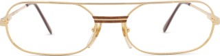 Linea Moda - brown/gold/low aviator 27759